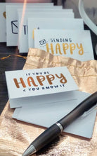 Load image into Gallery viewer, 'Happy Notes' Mini Insert Cards (8-pack)