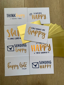 *NEW* Happy Notes Notecards (8-Pack)