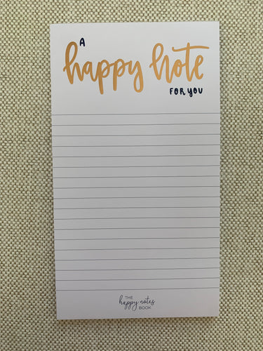 *NEW* A Happy Note for You Notepad